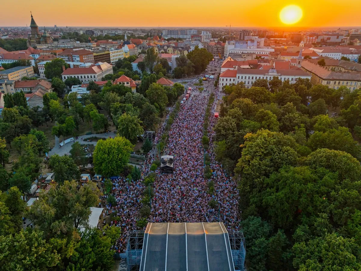 Peste 100.000 de participanți au celebrat orașul la Ziua Timișoarei 2026. Ediția de anul viitor va avea loc între 30 iulie și 3 august 2027